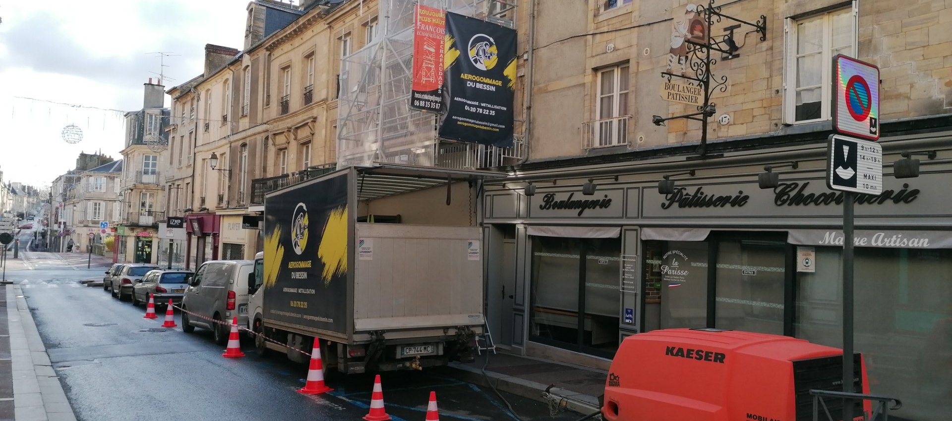 Aérogommage de façade à Bayeux