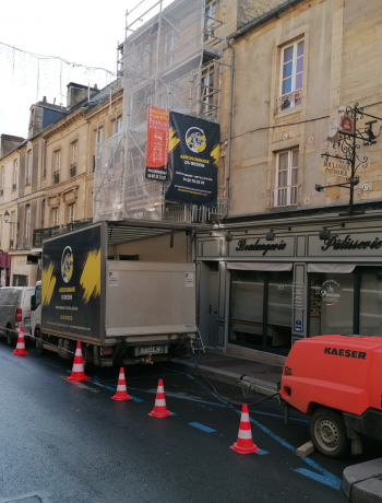 Aérogommage de façade à Bayeux