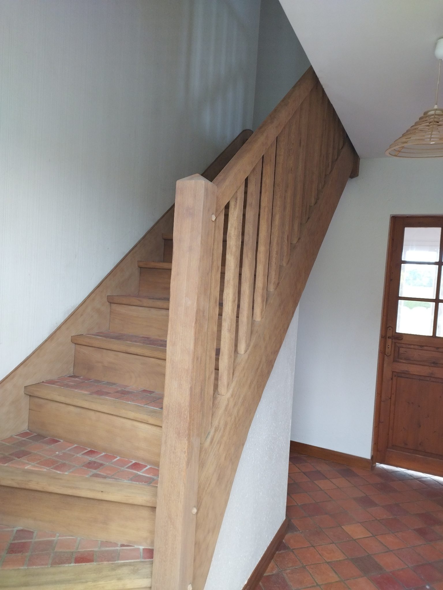 aérogommage d'escalier par Aérogommage du Bessin